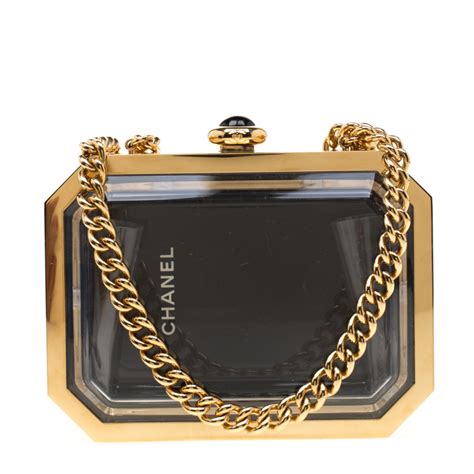 ciondoli chanel in plexiglass|Chanel bags with gold hardware.